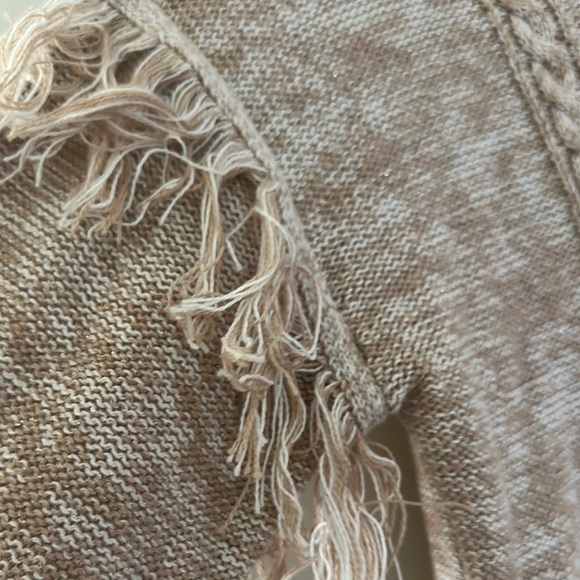 The Children's Place Tan Crew Neck Sweater with Cable Knit - Picture 3 of 3